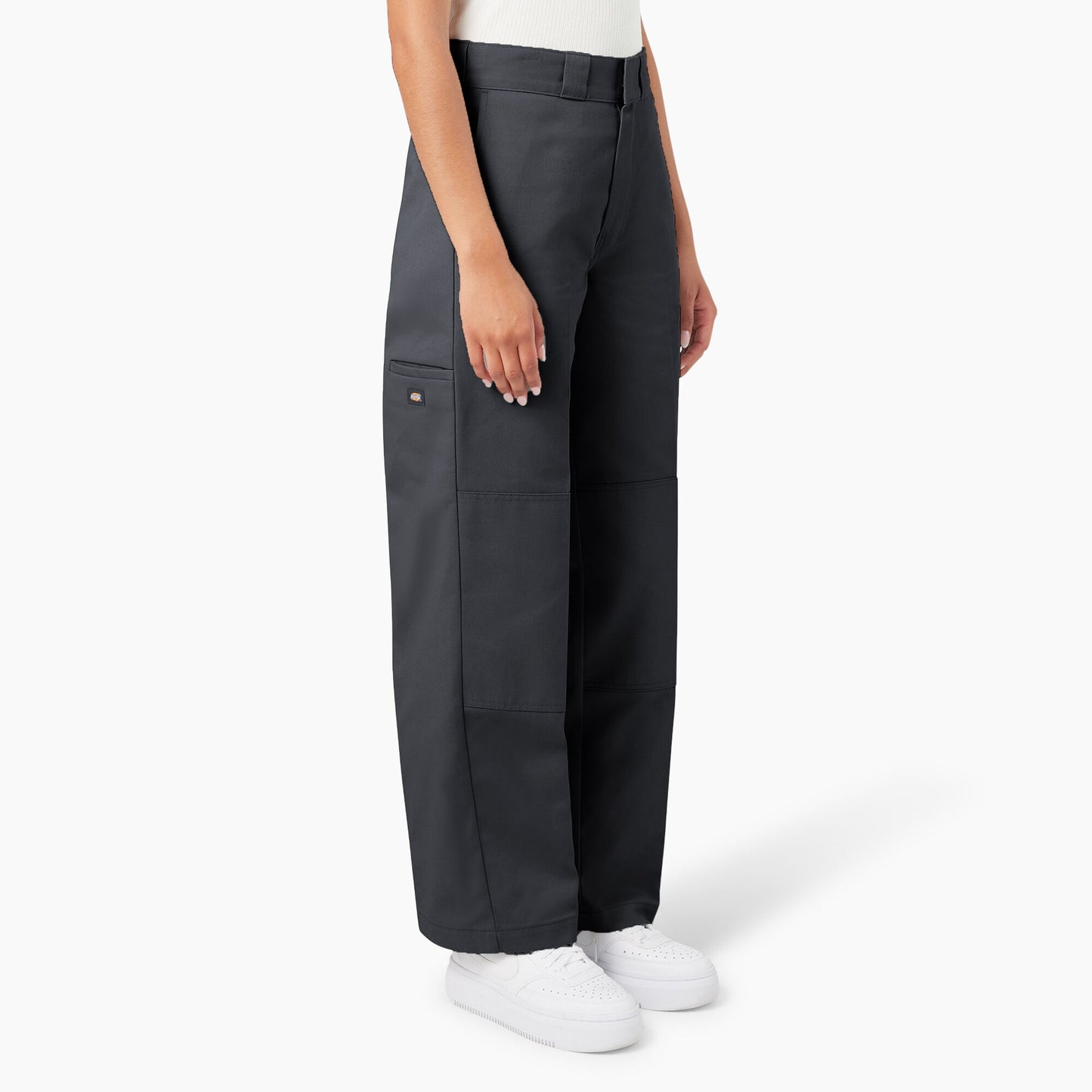 Women's Loose Fit Double Knee Work Pant - Charcoal