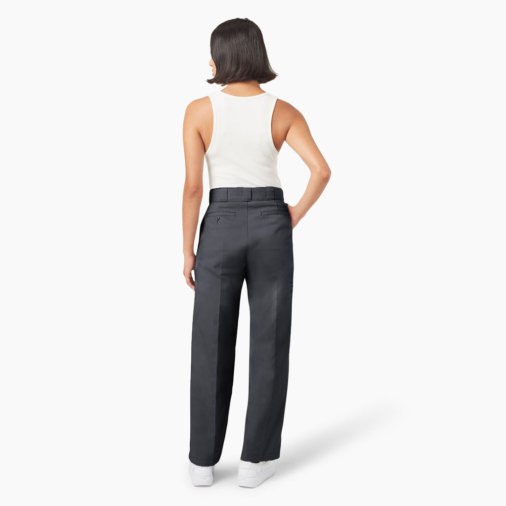 Women's Loose Fit Double Knee Work Pant - Charcoal