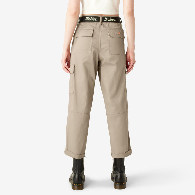 Women's Relaxed Fit Cropped Cargo Pant FPR50 - Desert Sand