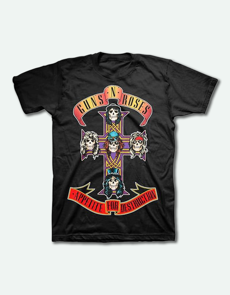 Guns N Roses Appetite For Destruction Cross Tee