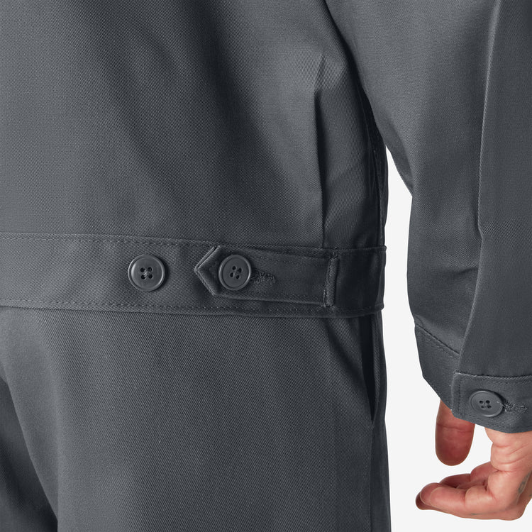 Men's Dickies Unlined Eisenhower Jacket JT75 - Charcoal Gray