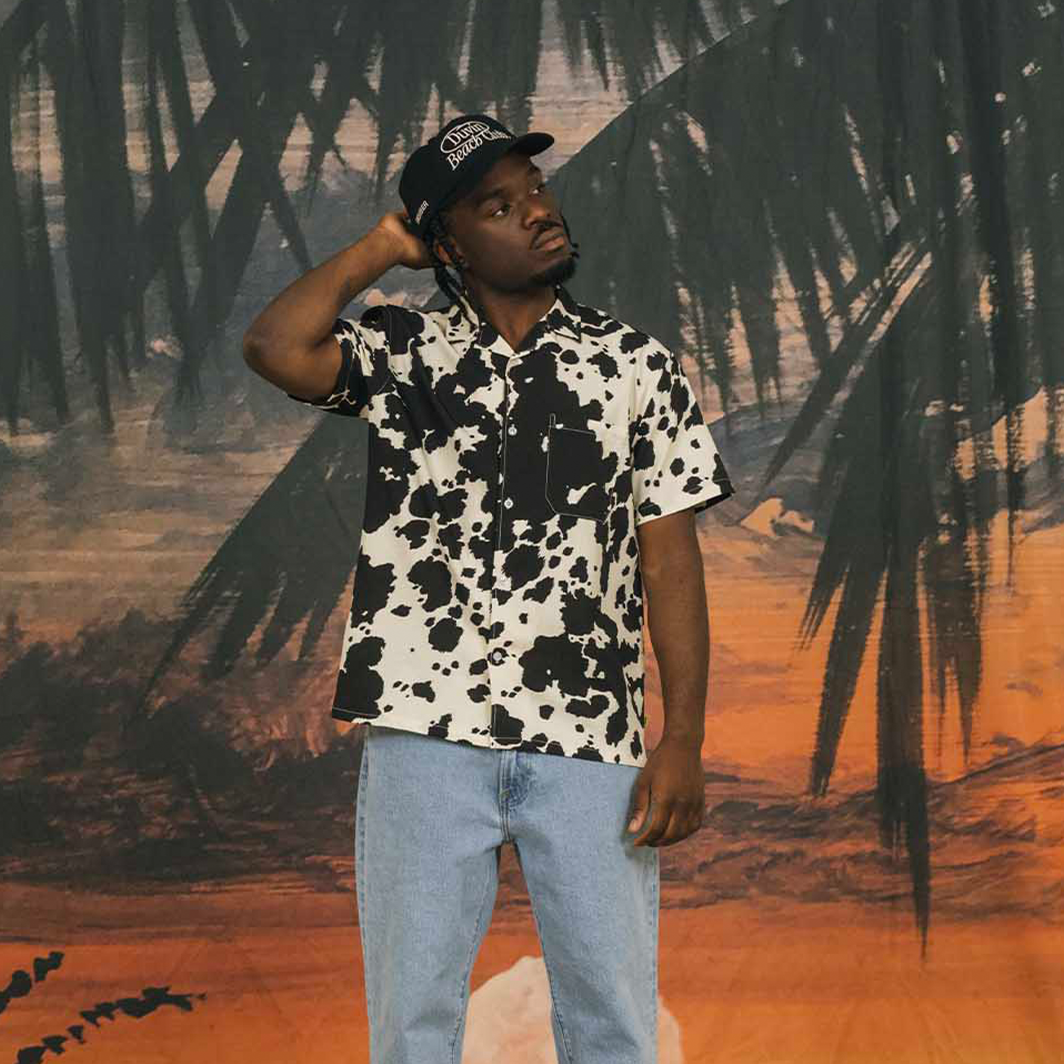 Cow Leisure Stretch Buttonup