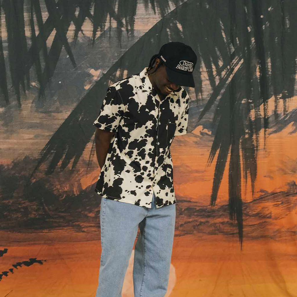 Cow Leisure Stretch Buttonup