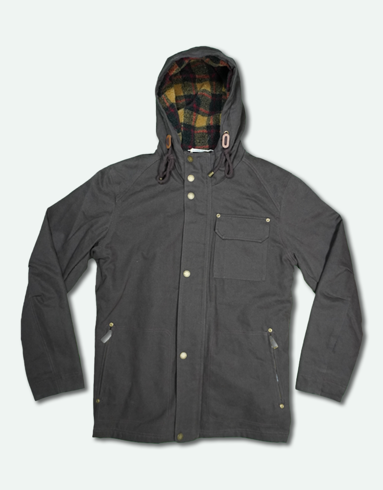 Men's Brothers - Hooded Timber Cruise - Black Coffee