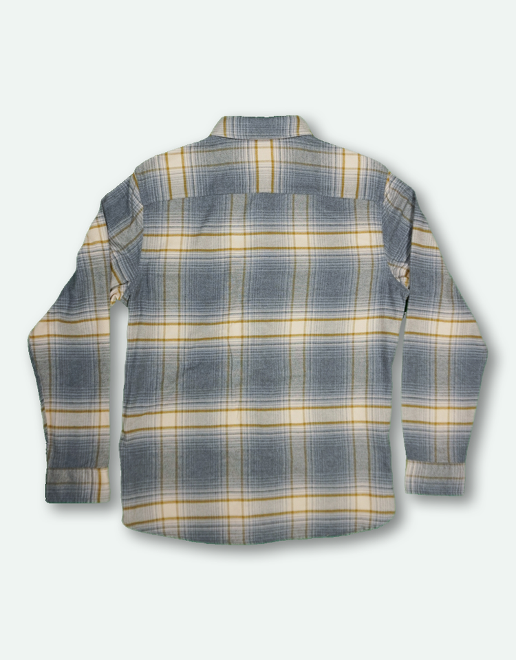 Men's Burnside Flannel Shirt - Tan/Oxford/Olive Plaid