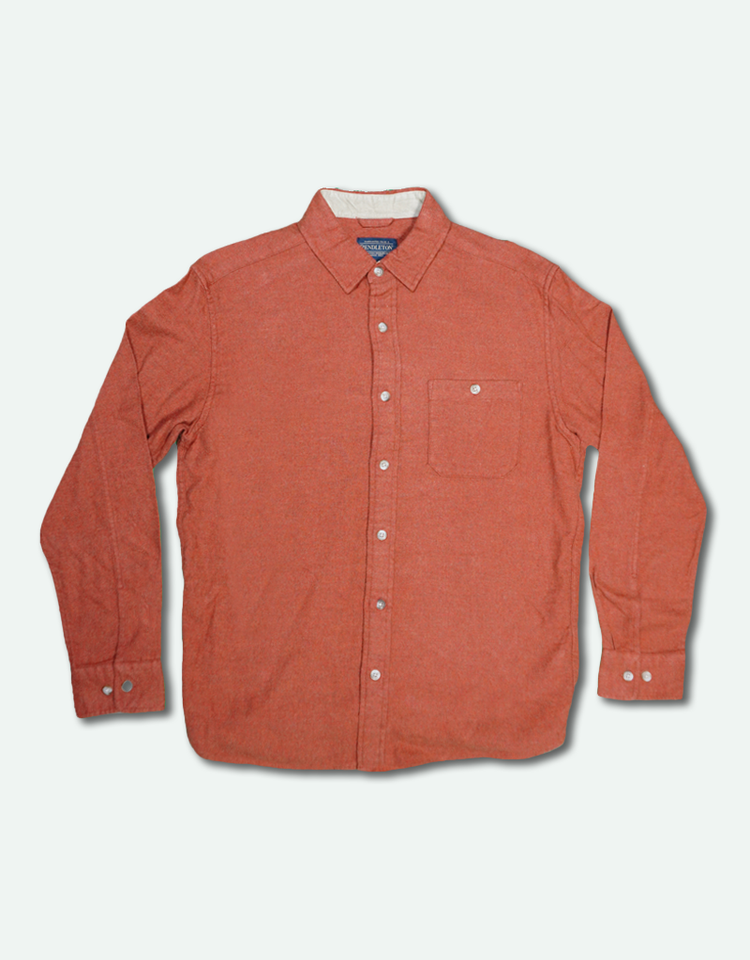 Men's Fremont Flannel Shirt - Rust Heather