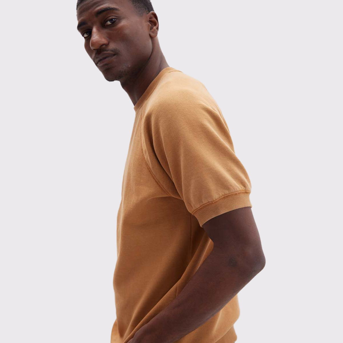 Unisex Recycled Fleece Raglan Short Sleeve Sweatshirt