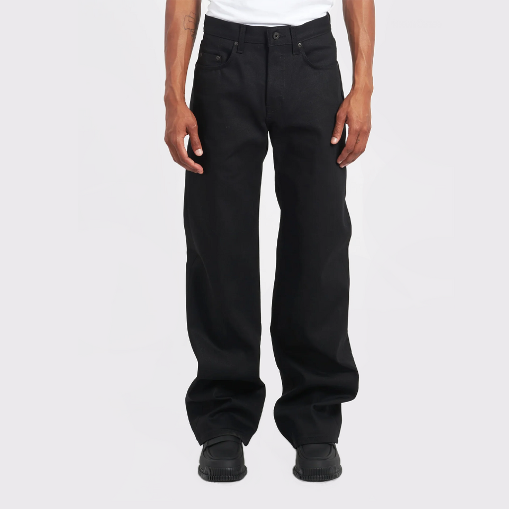 Men's Strong Guy - Solid Black Selvedge