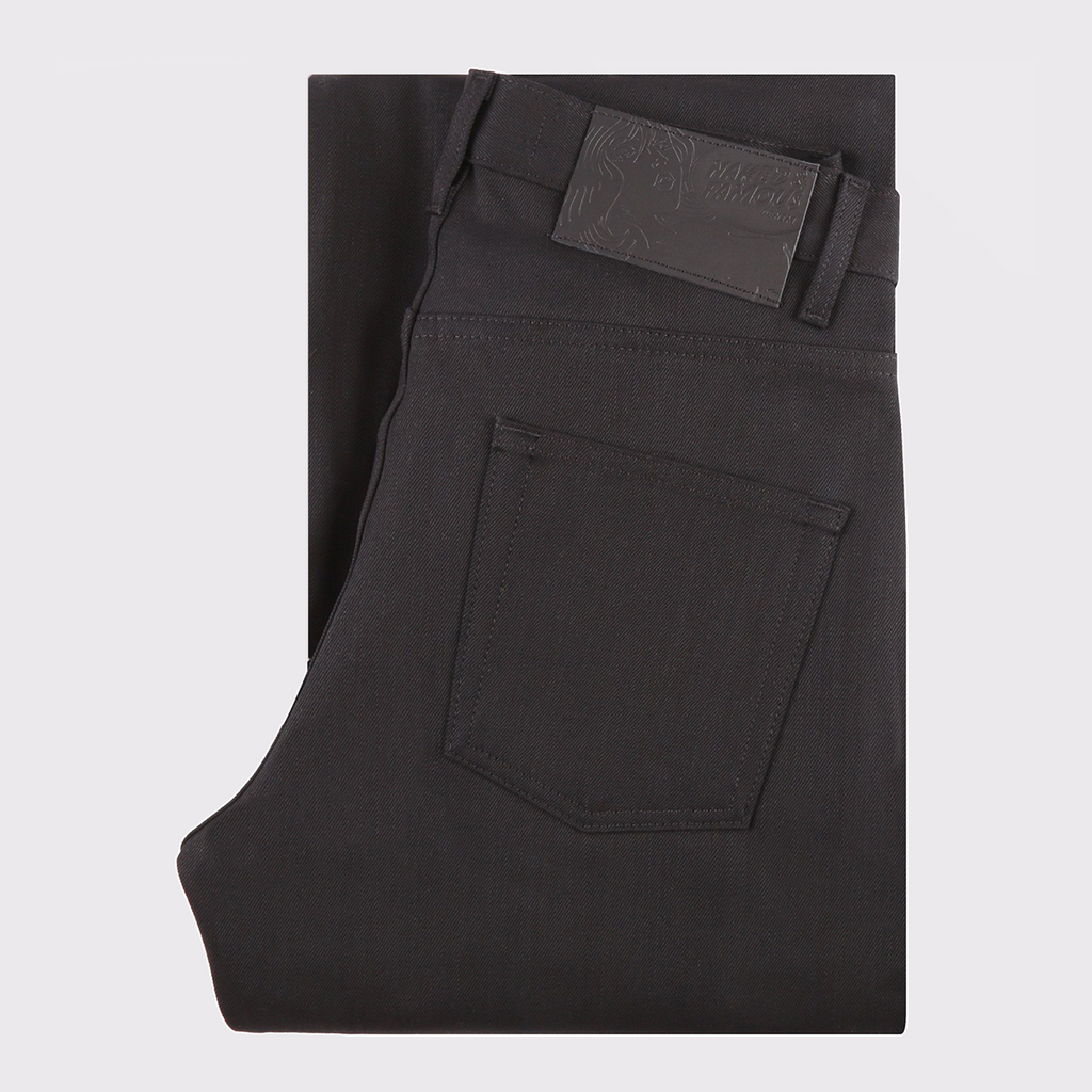 Men's Strong Guy - Solid Black Selvedge