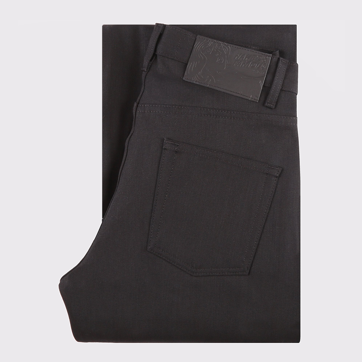 Men's Strong Guy - Solid Black Selvedge