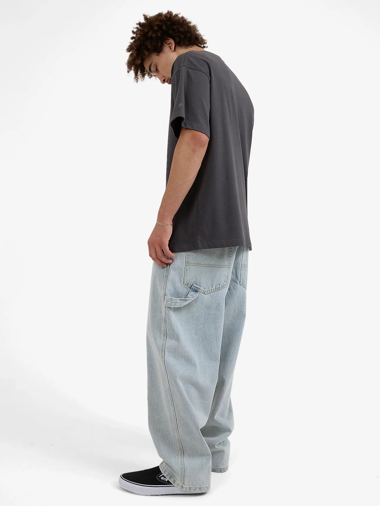 Men's Sensory Oversize Tee - Worn Black