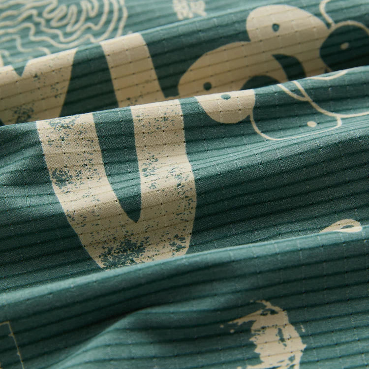 Men's Roark Bless Up Trail Slate Green Button Down SS