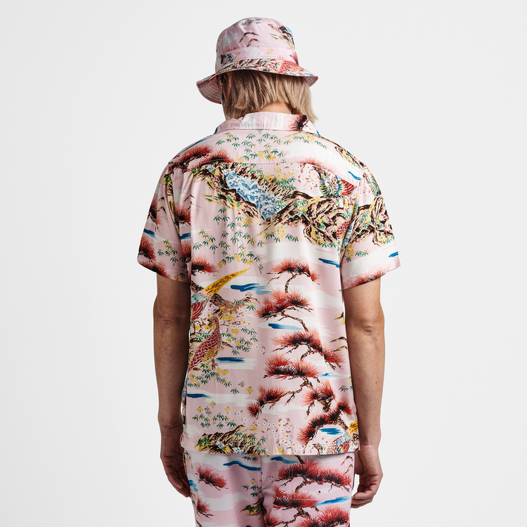 MEN'S JOURNEY SHIRT - AHOLA FROM JAPAN PINK CHERRY BLOSSOM