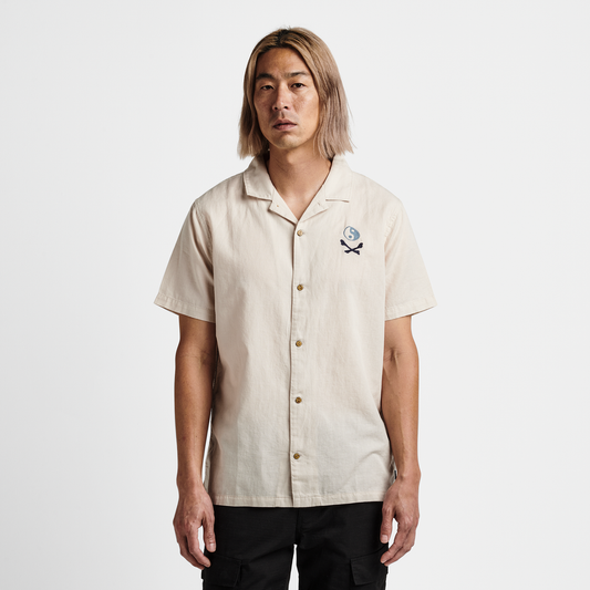 Men's Gonzo Camp Collar Shirt - Bone Kampai