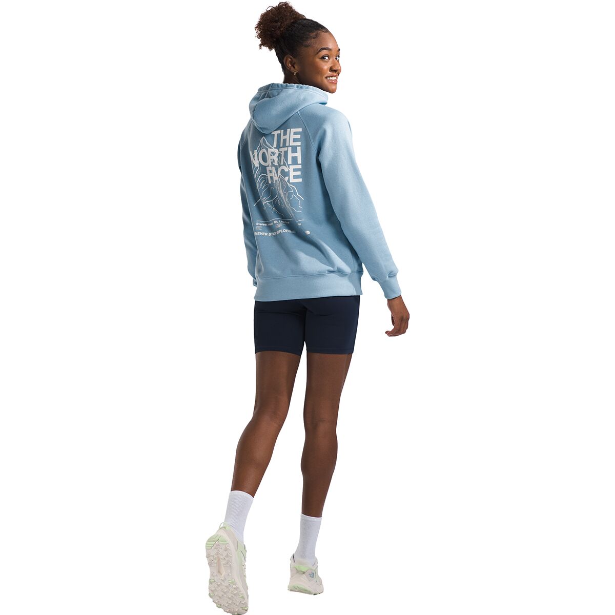 Women's Places We Love Hoodie-Himalayan Blue Poppy