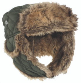 Mil-Tec® Od Winter Cap W/Fake Fur - New