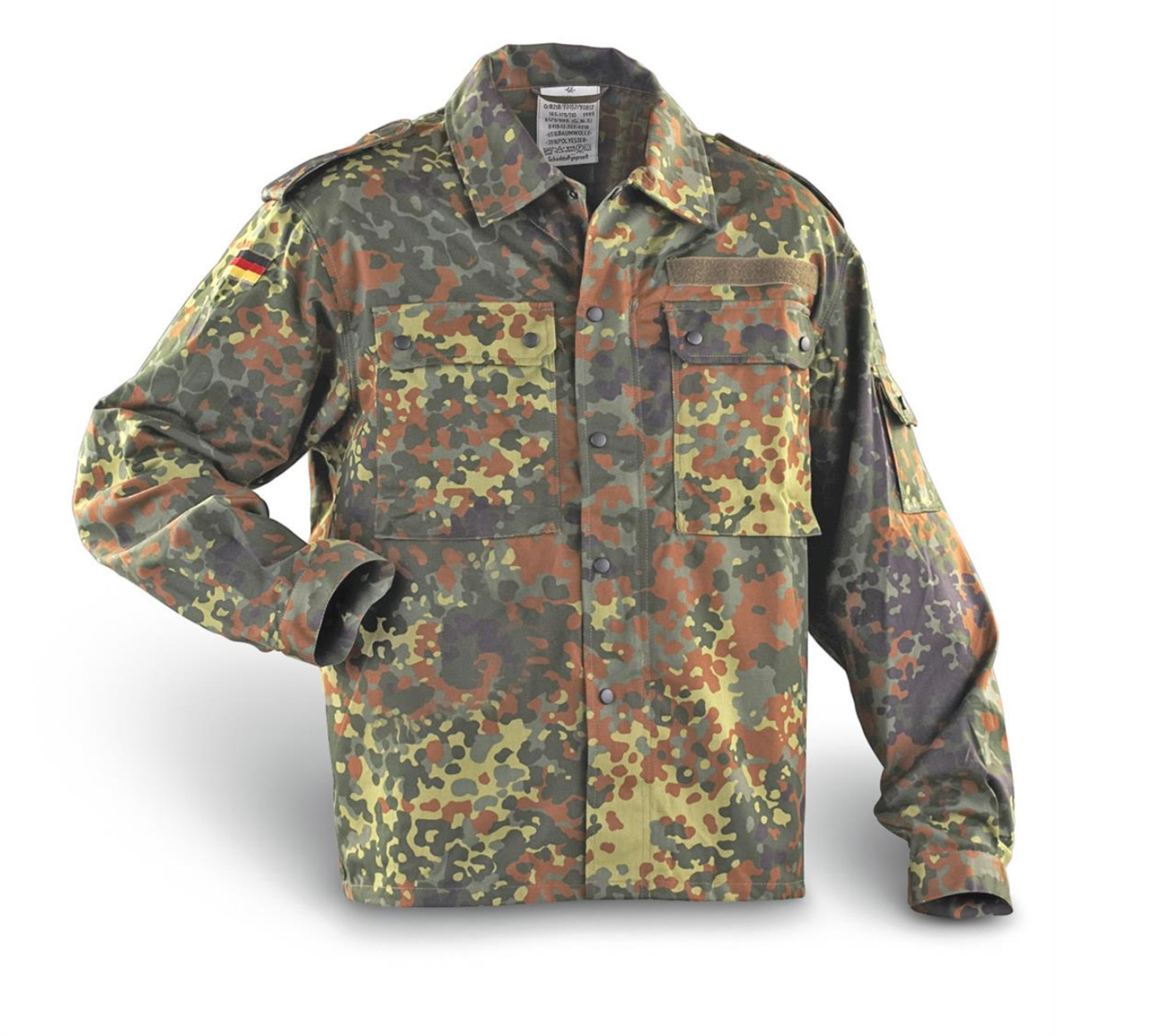 GERMAN FLECKTARN CAMO FIELD SHIRT - NEW