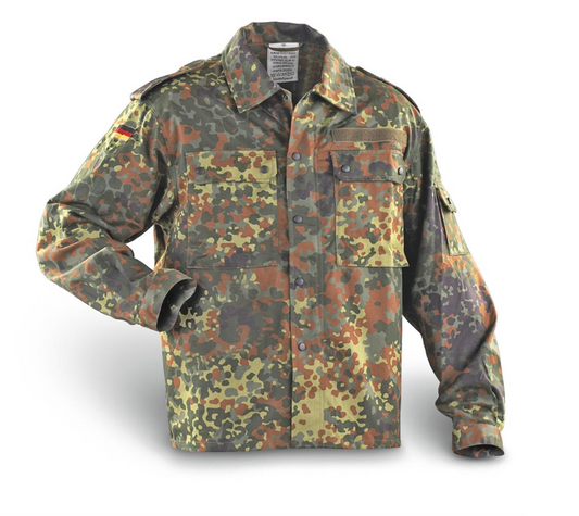 GERMAN FLECKTARN CAMO FIELD SHIRT - NEW