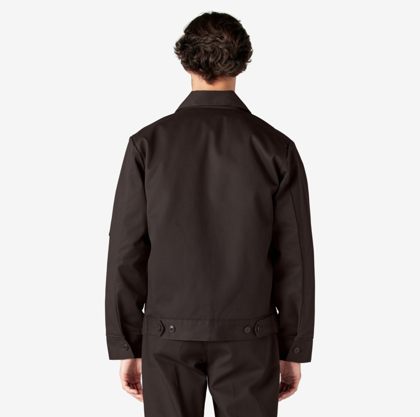 Men's Dickies Lined Eisenhower Jacket TJ15 - Dark Brown