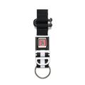 Chrome Mini Buckle Key Chain - Silver Buckle