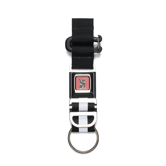 Chrome Mini Buckle Key Chain - Silver Buckle