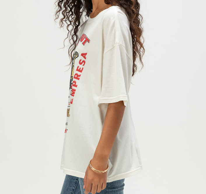 Brixton Women's The Getaway Oversized Bf Tee