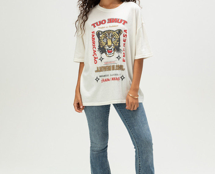 Brixton Women's The Getaway Oversized Bf Tee