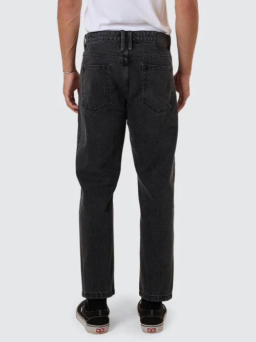 Chopped Denim Jean - Ash Black