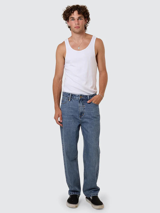 Chopped Denim Jean - Stoned Blues