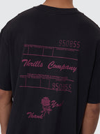 Appreciation Box Fit Oversize Cropped Tee - Washed Black