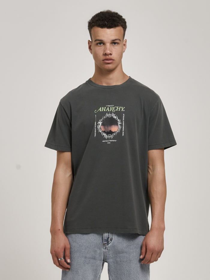 Men's Tribute to Anarchy Merch Fit S/S Tee - Merch Black