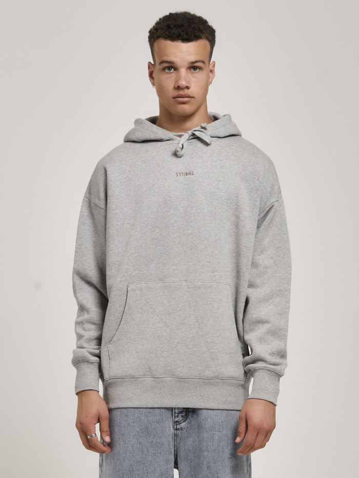 Men's Minimal Thrills Slouch Pull on Hoodie - Gray Marle