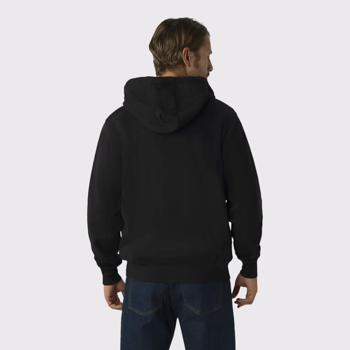 Men's Thermal Lined Full-Zip Fleece Hoodie with DWR