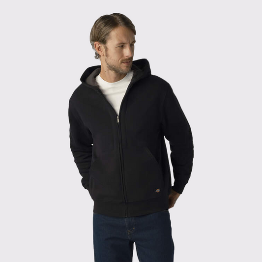 Men's Thermal Lined Full-Zip Fleece Hoodie with DWR