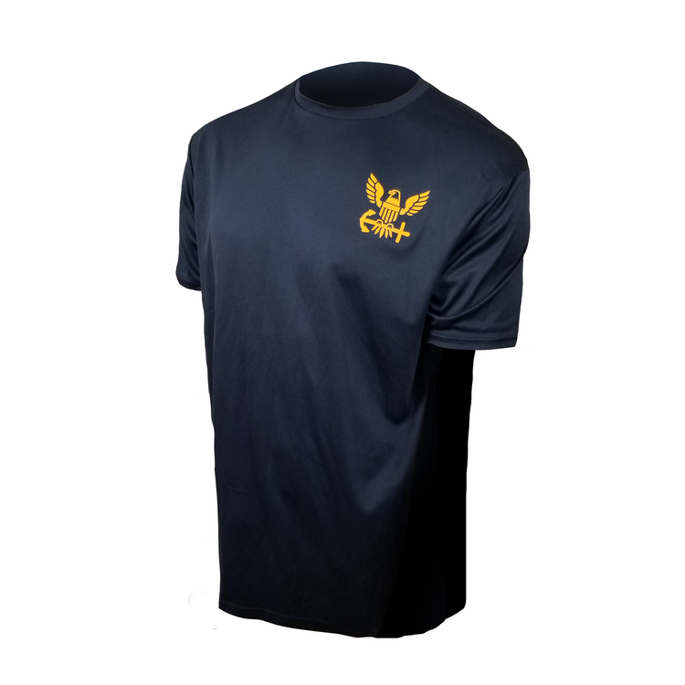 US Navy PT T-Shirt Forged By the Sea Logo