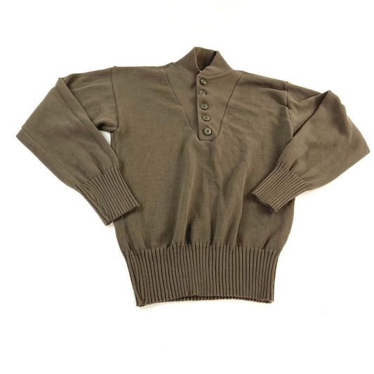 USGI 5 Button Sweater (wool or acrylic)- SURPLUS