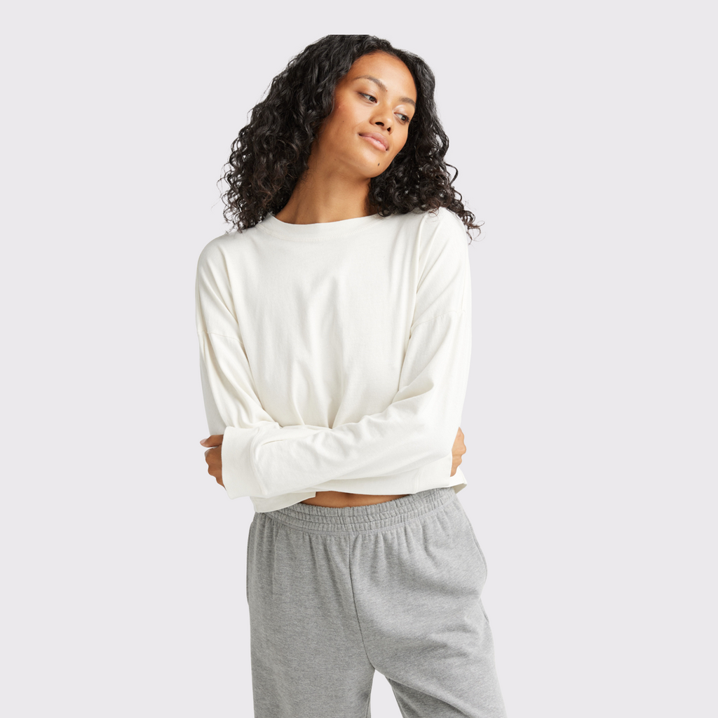 Women's Relaxed Crop L/S Tee