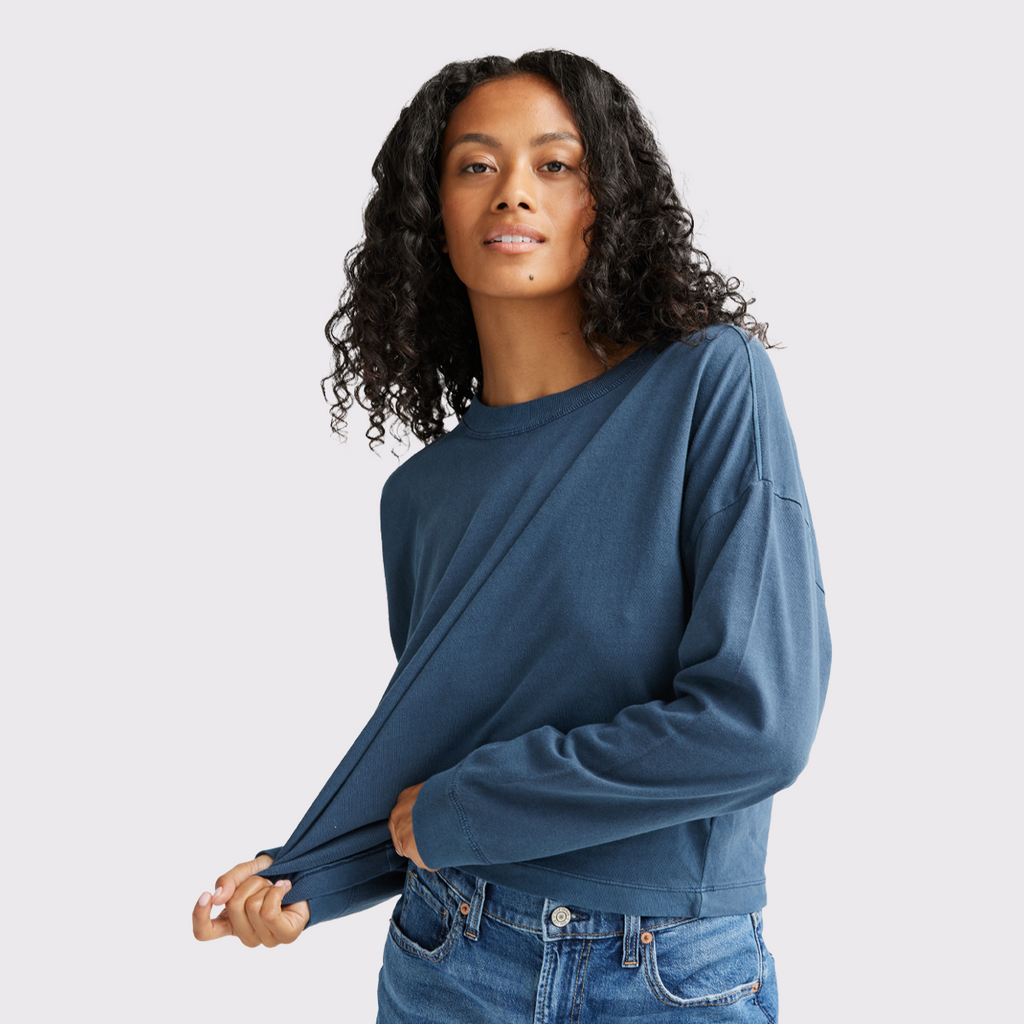 Women's Relaxed Crop L/S Tee