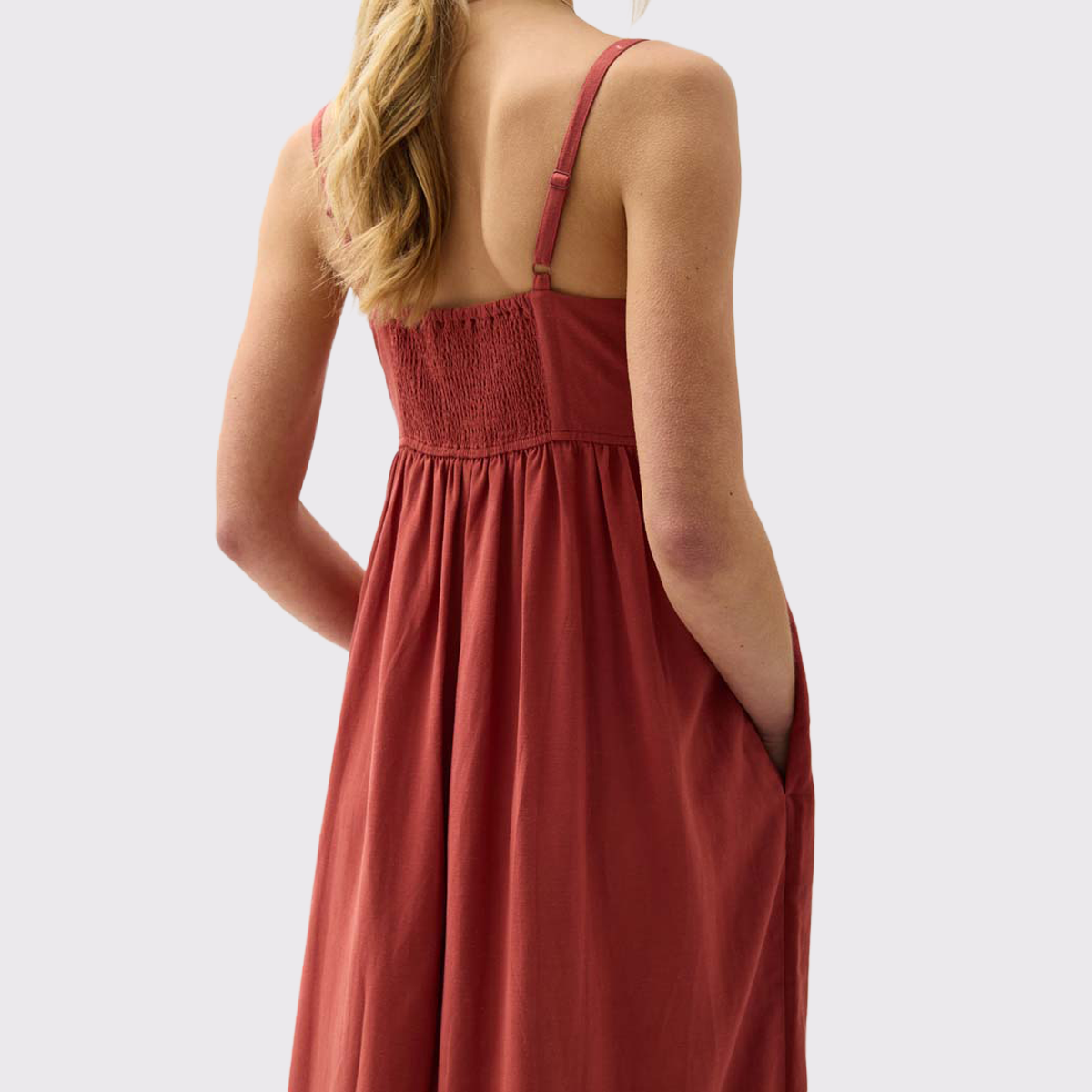Women's Linen Maxi Dress