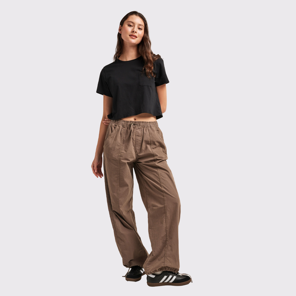 Women's Pima Cotton Boxy Crop Tee