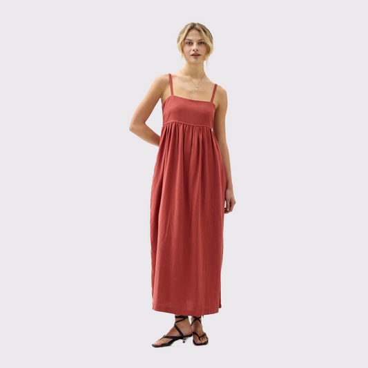 Women's Linen Maxi Dress