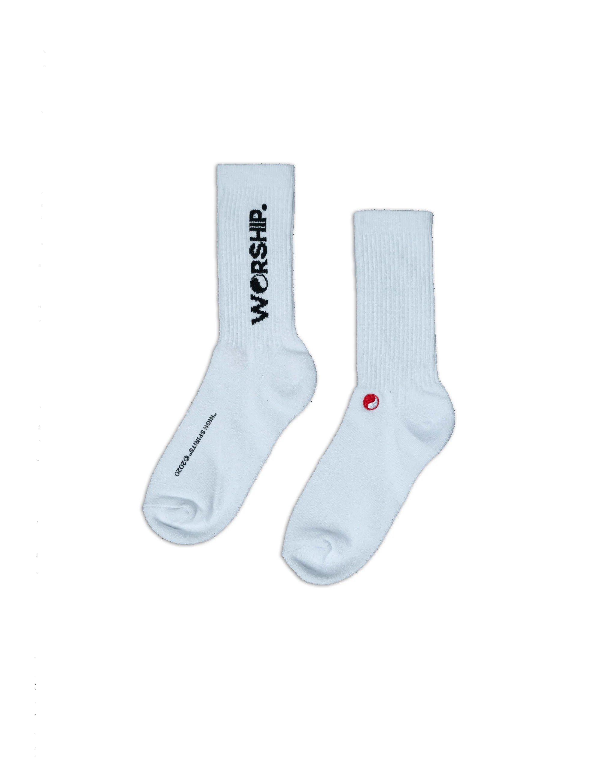 Core Socks Organic 2 Pack - White - Black