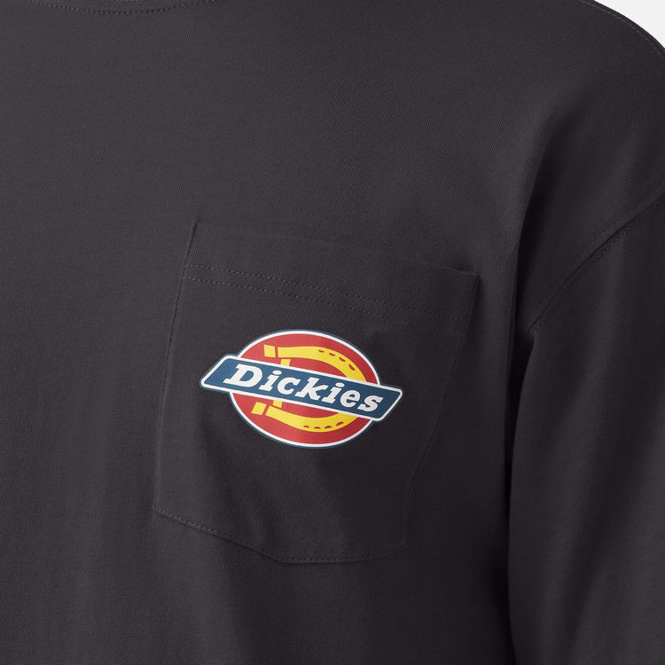 Men's Dickies Chest Logo Pocket T-Shirt WS33 P - Knit Black