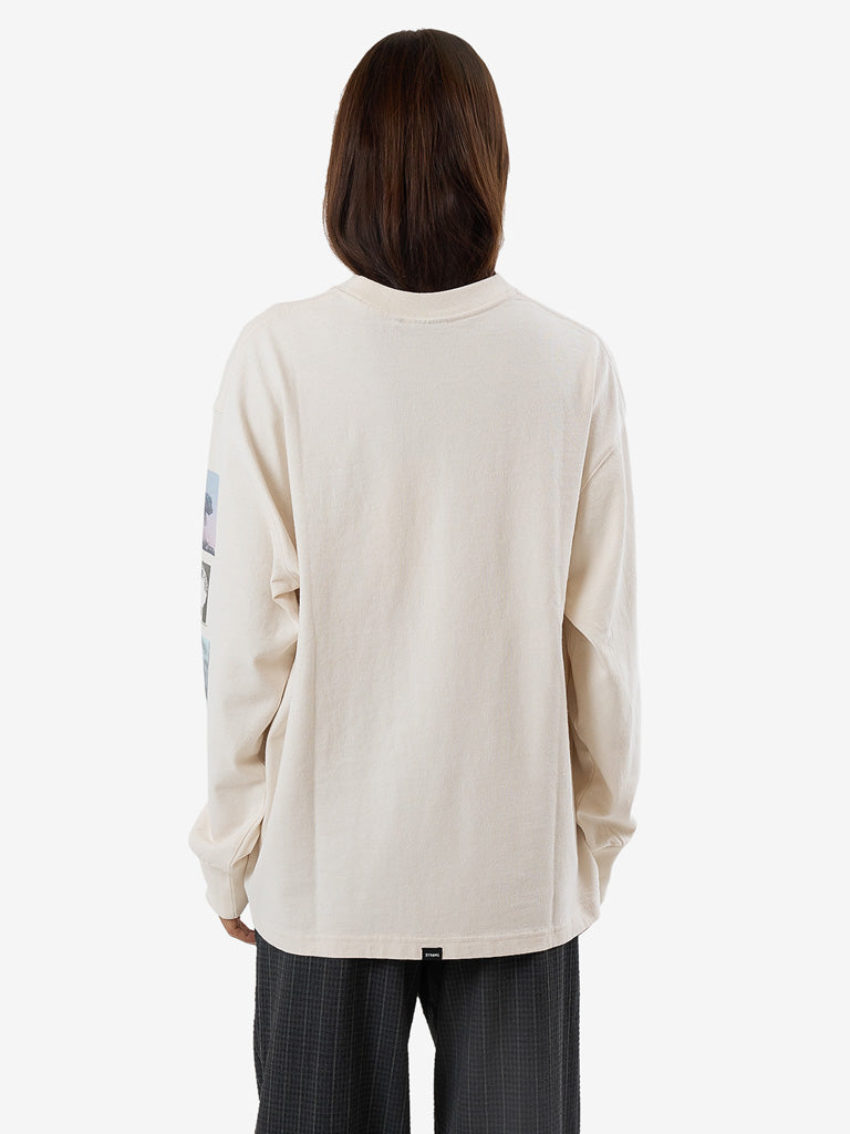 Women's One Way Or Another Long Sleeve Oversized Tee - Heritage White