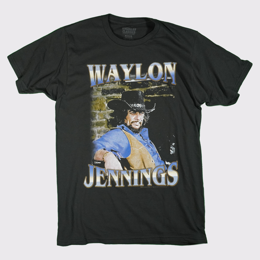 Waylon Jennings (Faded Brick) Tee