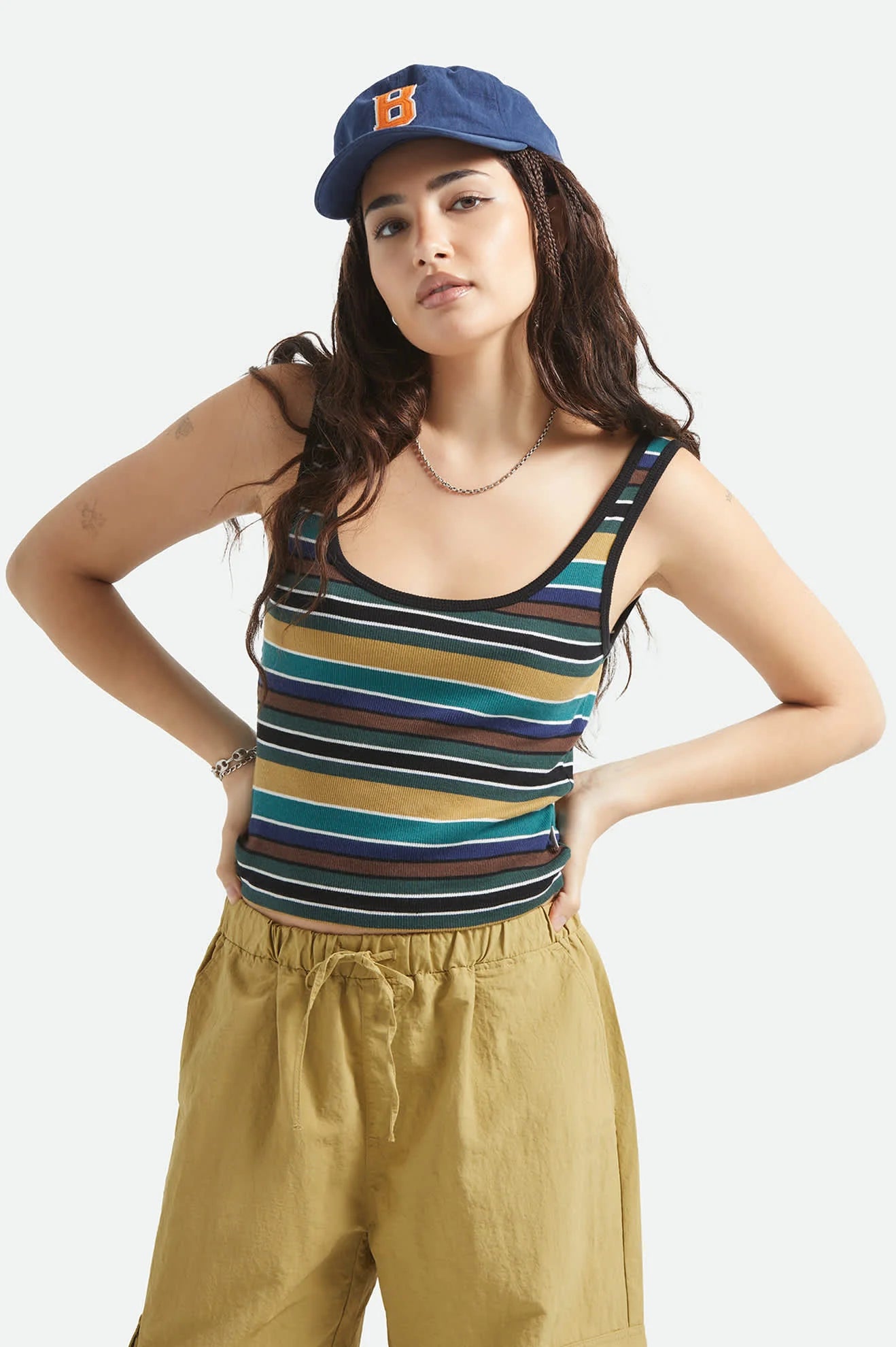 Brixton Women's Ringer Organic A-Tank