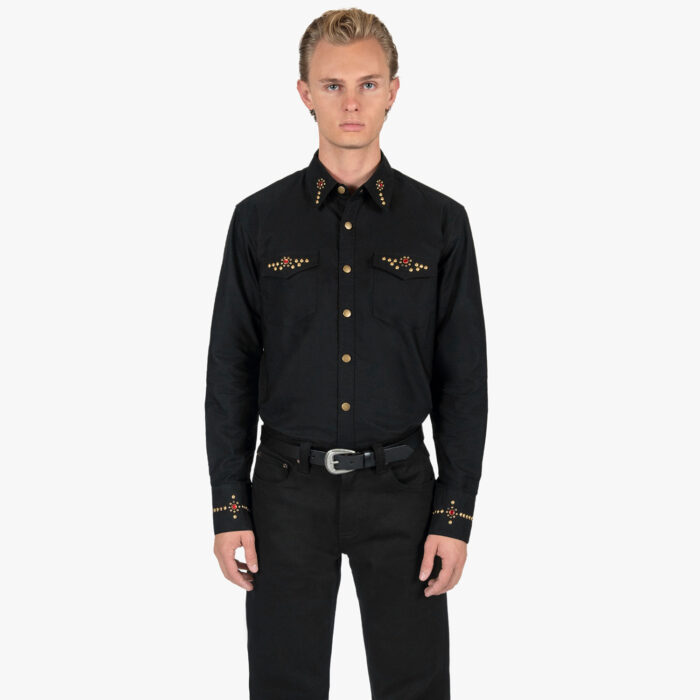 Brux Long Sleeve Studded Shirt