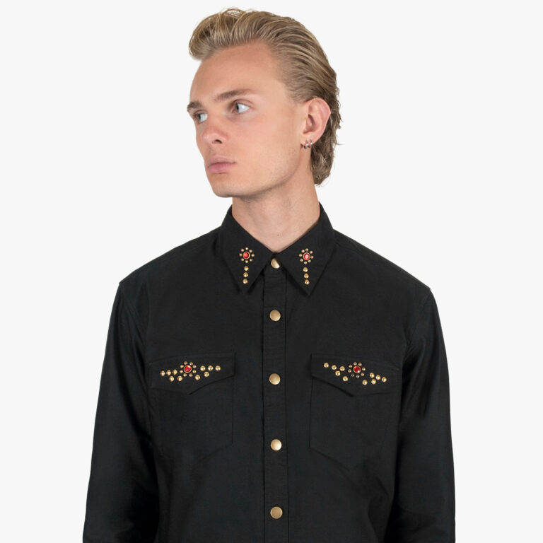 Brux Long Sleeve Studded Shirt