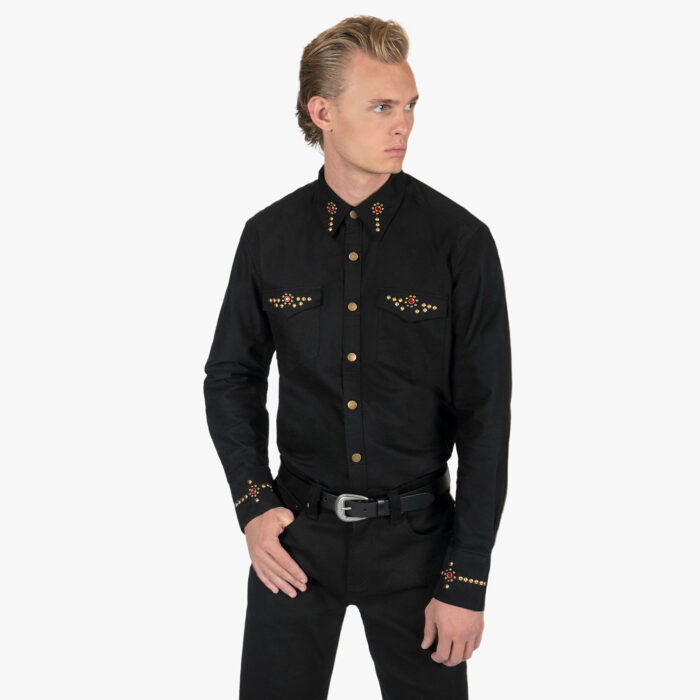 Brux Long Sleeve Studded Shirt