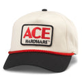 Ace Hardware Roscoe Cap - Ivory/Black